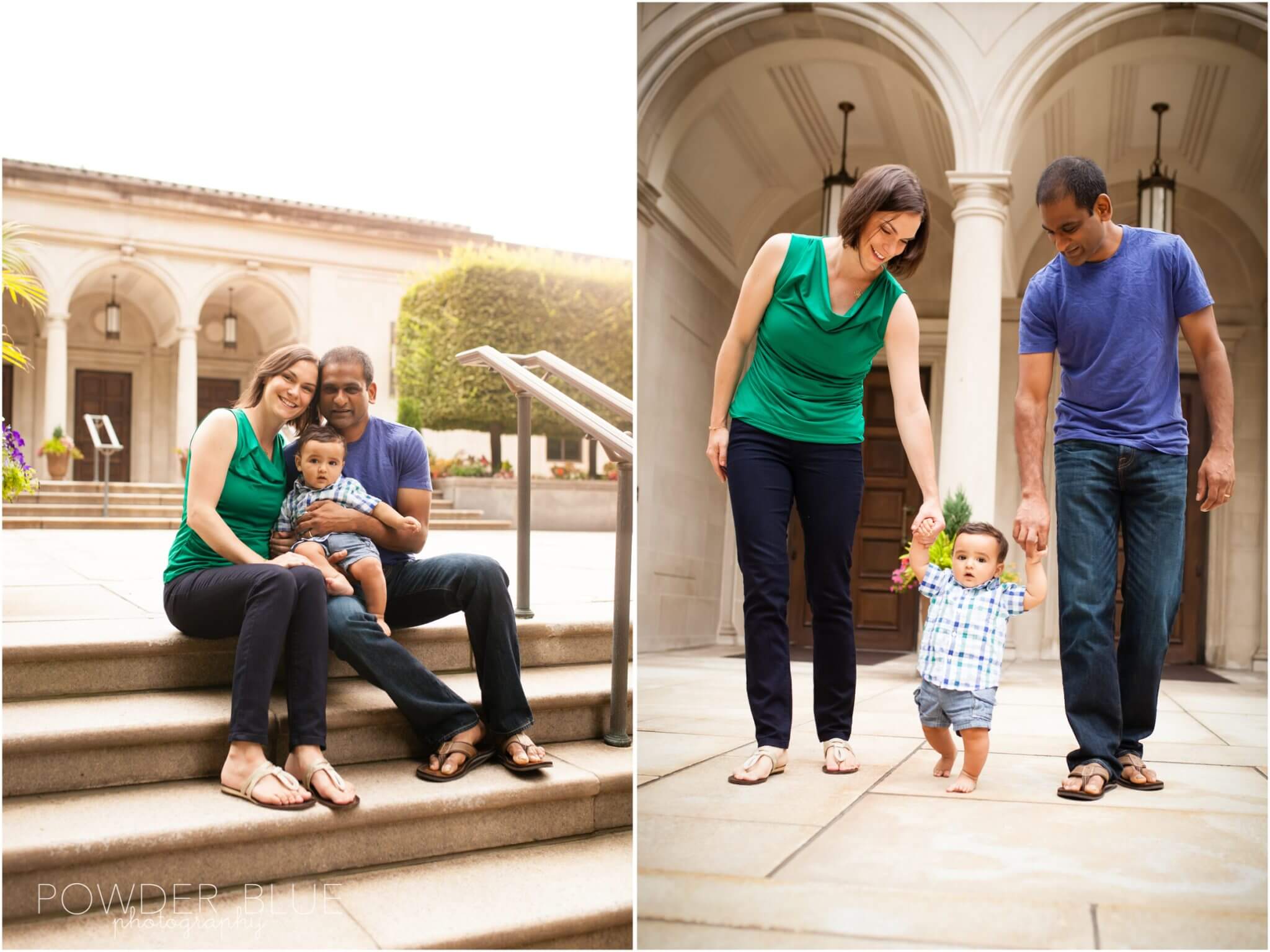 family baby portrait frick park