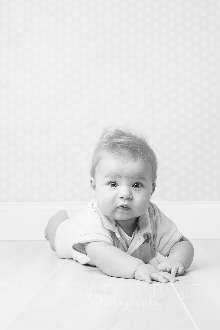 5 month old baby tummy time