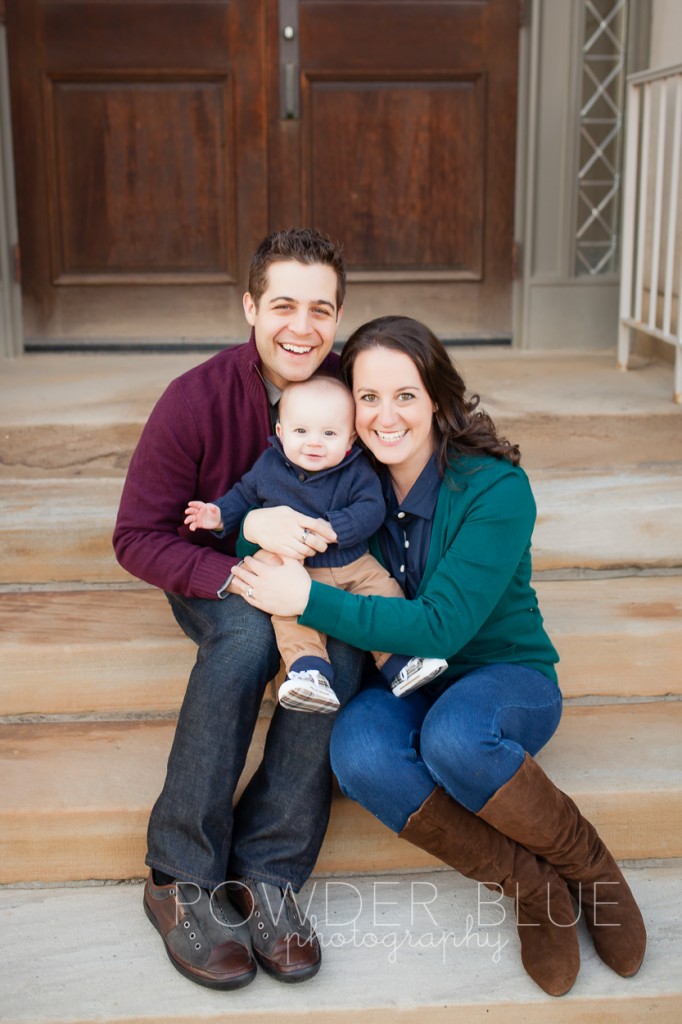 6 month old baby boy in front of phipps