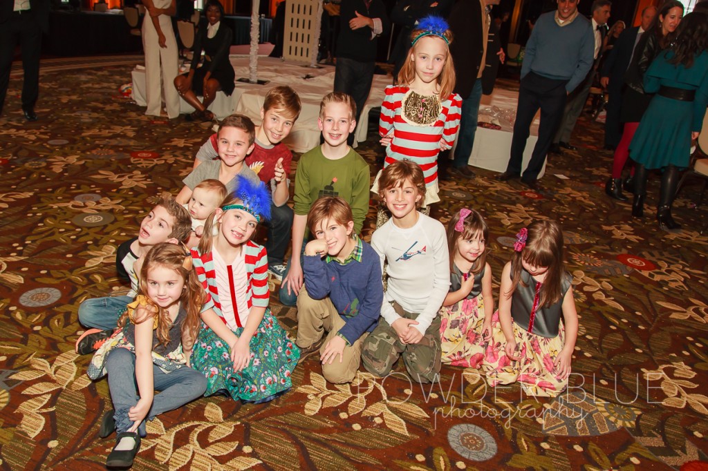 In style with children's runway fashion show kids models backstage