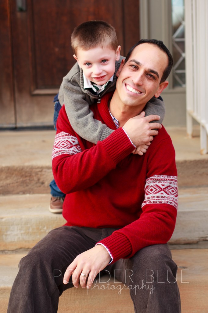 father and son family portrait in pittsburgh pa at schenley park