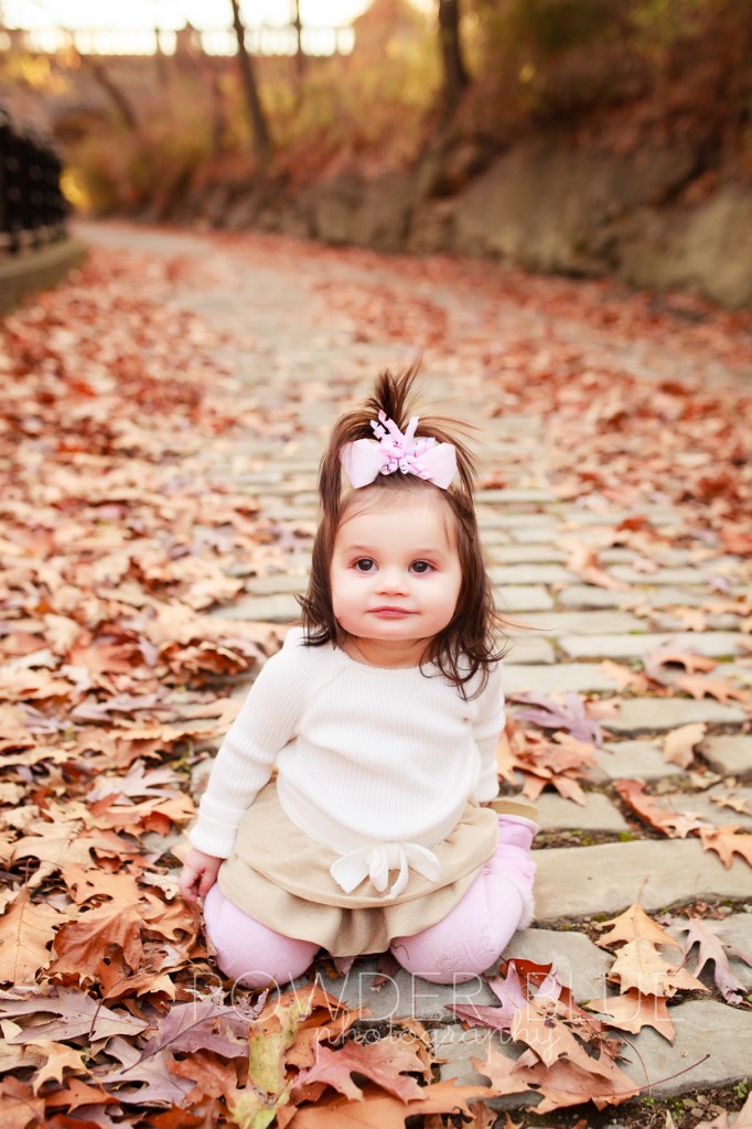 little girl family portrait in pittsburgh pa at schenley park