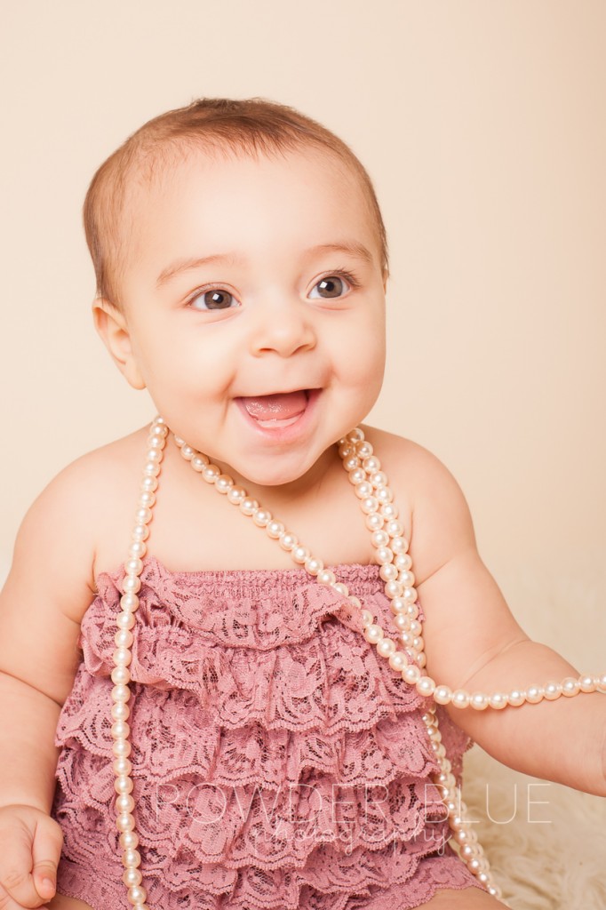 pearls and petty romper baby girl pittsburgh pink studio