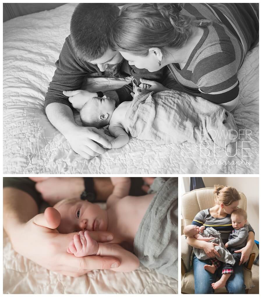 lifestyle newborn portrait in home pittsburgh