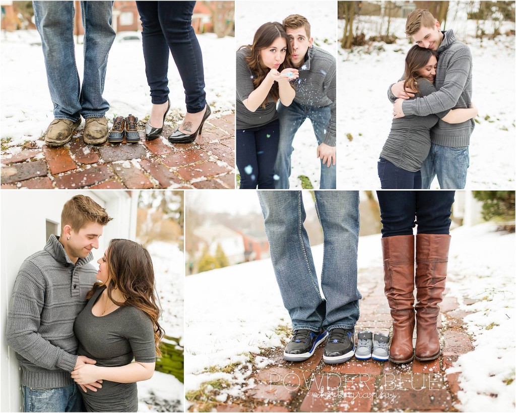 gender reveal portrait session pittsburgh it's a boy