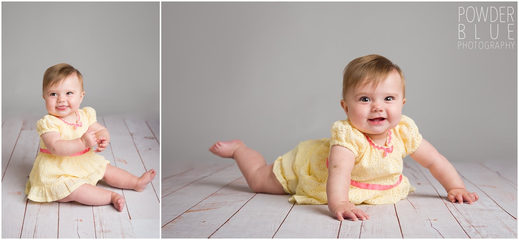 baby girl studio portrait in chirstening gown pittsburgh PA photographer