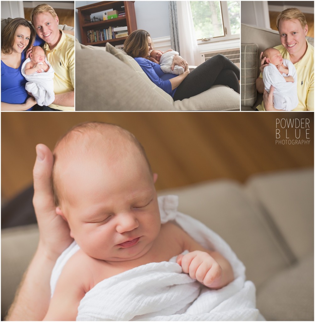 Newborn lifestyle portrait session in pittsburgh