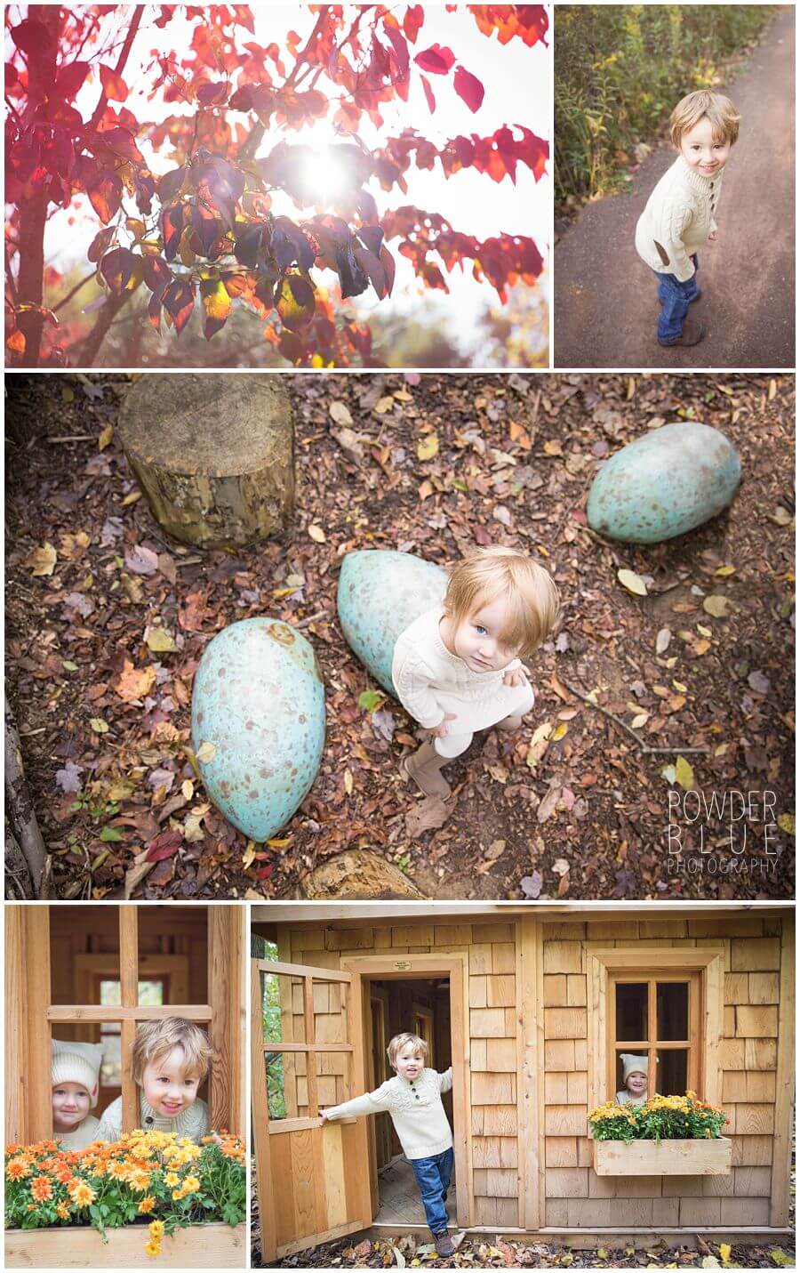 pittsburgh boranic garden family portrait session dinosaur egg