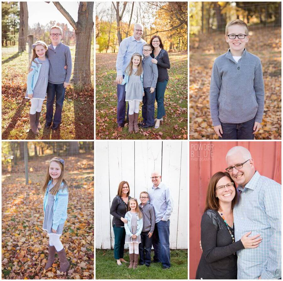 fall mini sessions at gilfillan farm with powder blue photography Pittsburgh