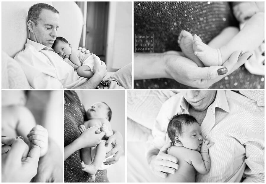 pittsburgh lifestyle newborn photography session black and white