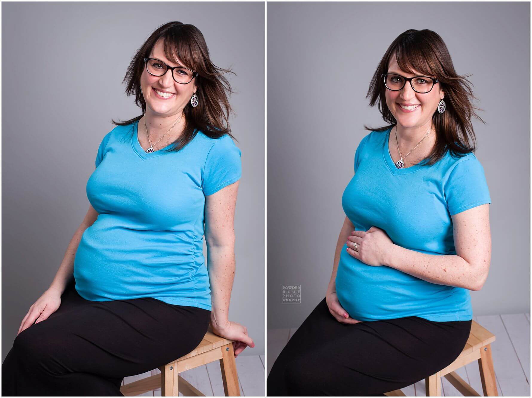 You are currently viewing Pittsburgh Maternity Photographer | Maternity Studio Mini Session | L Family