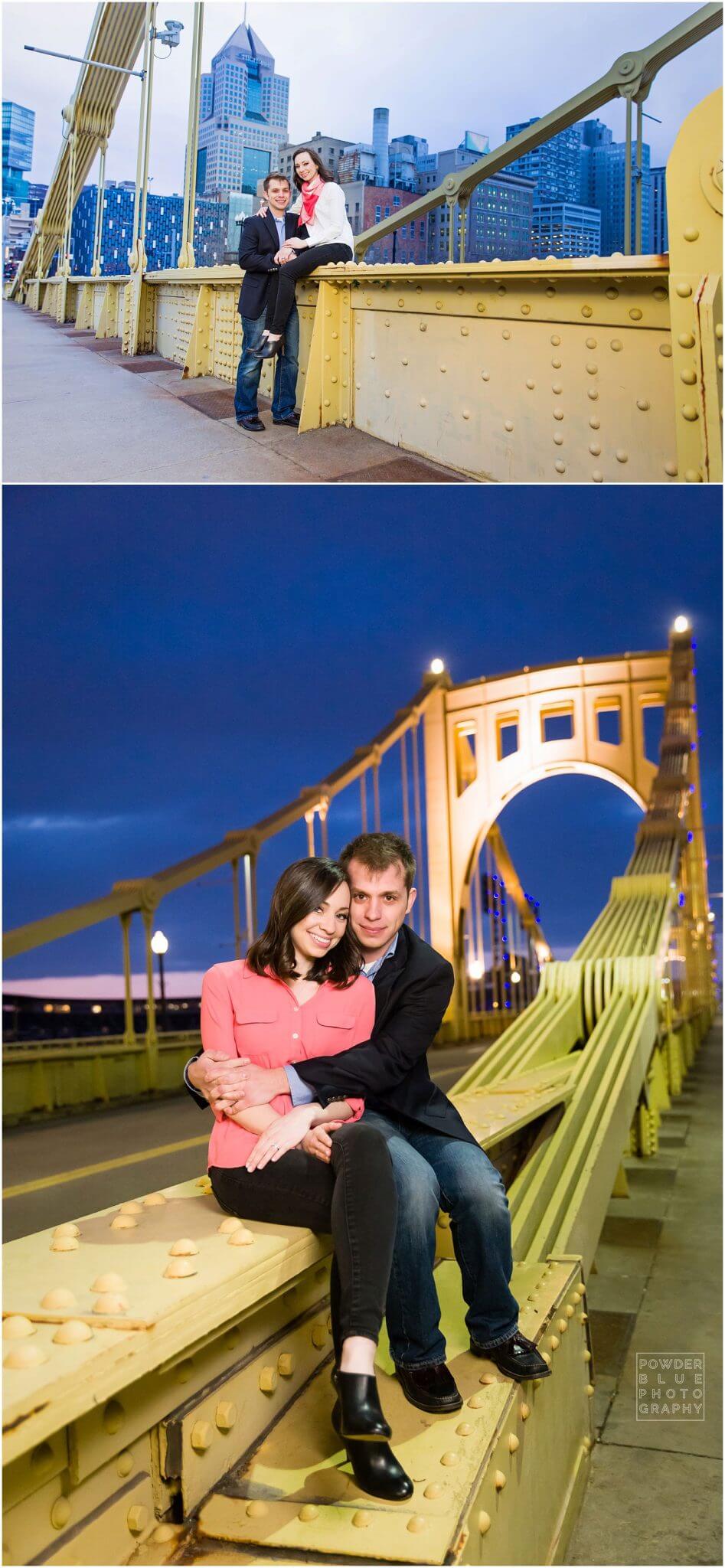 pittsburgh clemente 10th street bridge family photographer speedite canon