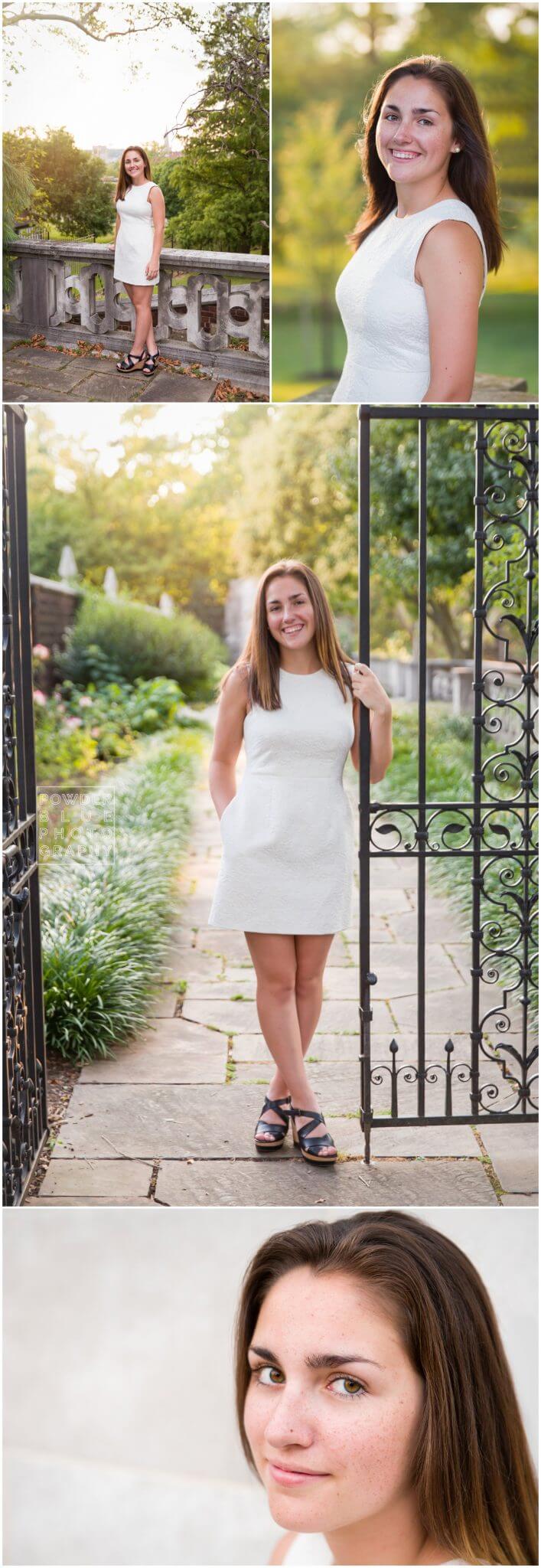 Pittsburgh senior photographer senior girl mt lebanon senior session mellon park pittsburgh