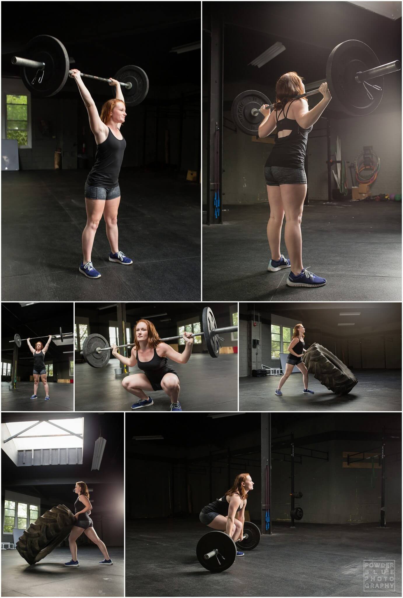 crossfit mt lebanon pittsburgh senior portrait inside of crossfit gym