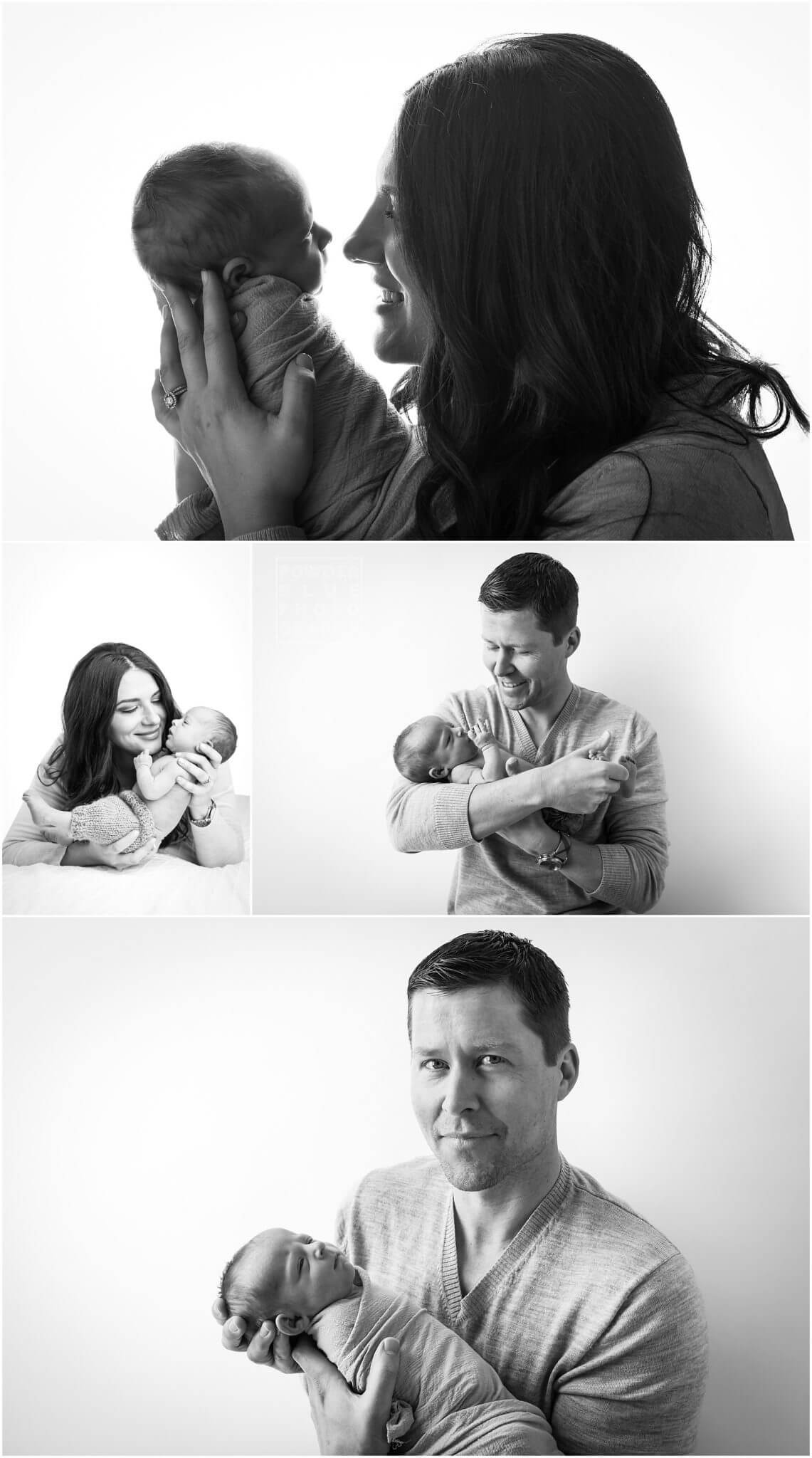 pittsburgh newborn photographer, 10 day old baby boy in studio lifestyle newborn session, neutral brown blanket and grey seamless savage paper backdrop