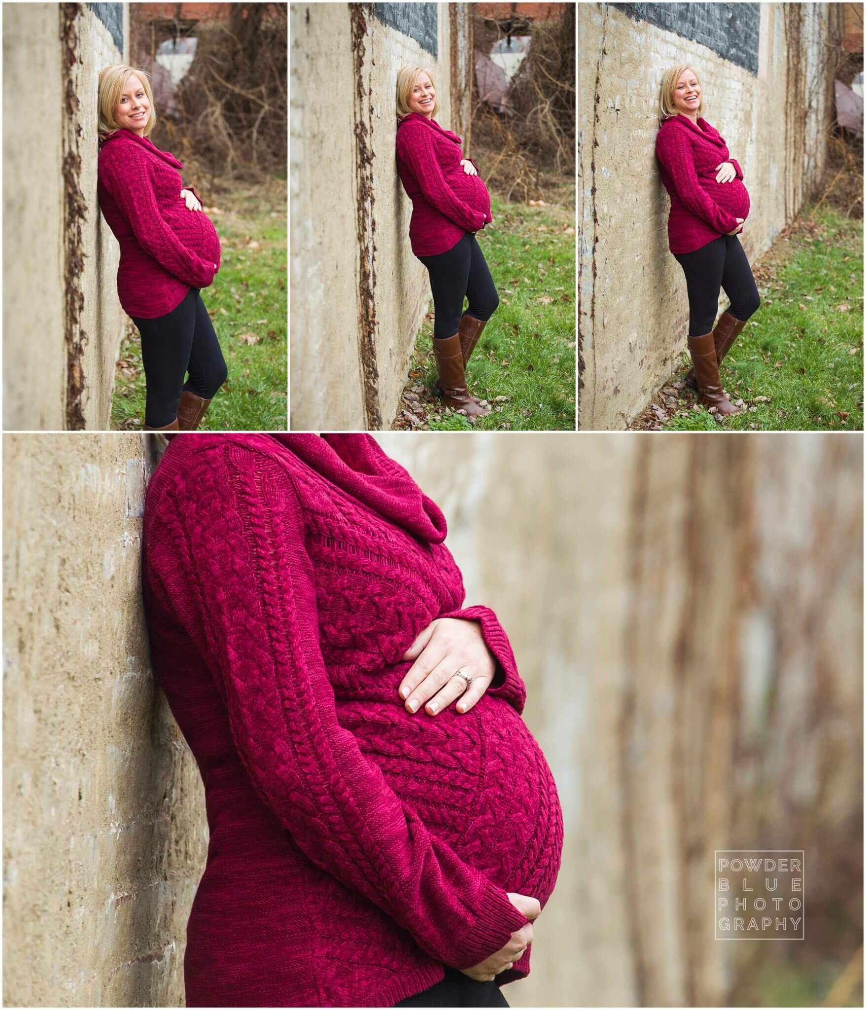 twin pregnancy maternity session images. pittsburgh maternity photographer powder blue photography.