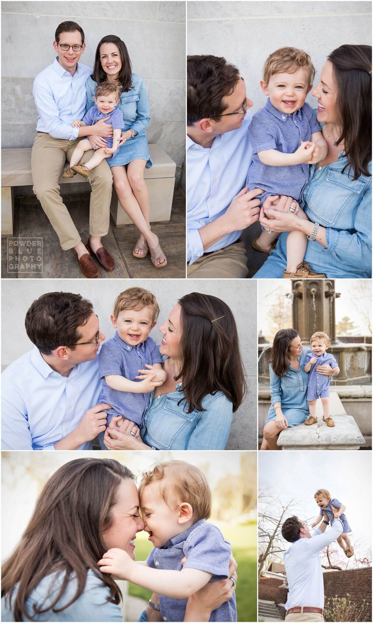 first year baby photography session at mellon park in pittsburgh.