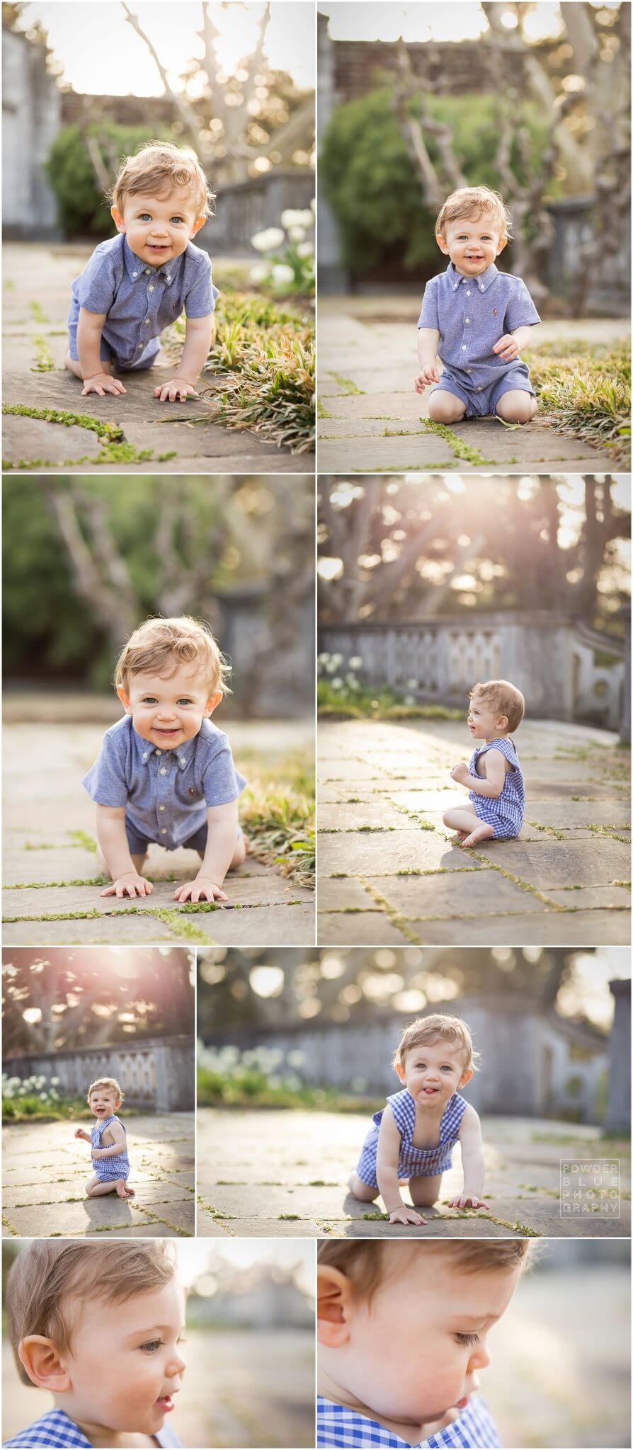 first year baby photography session at mellon park in pittsburgh.