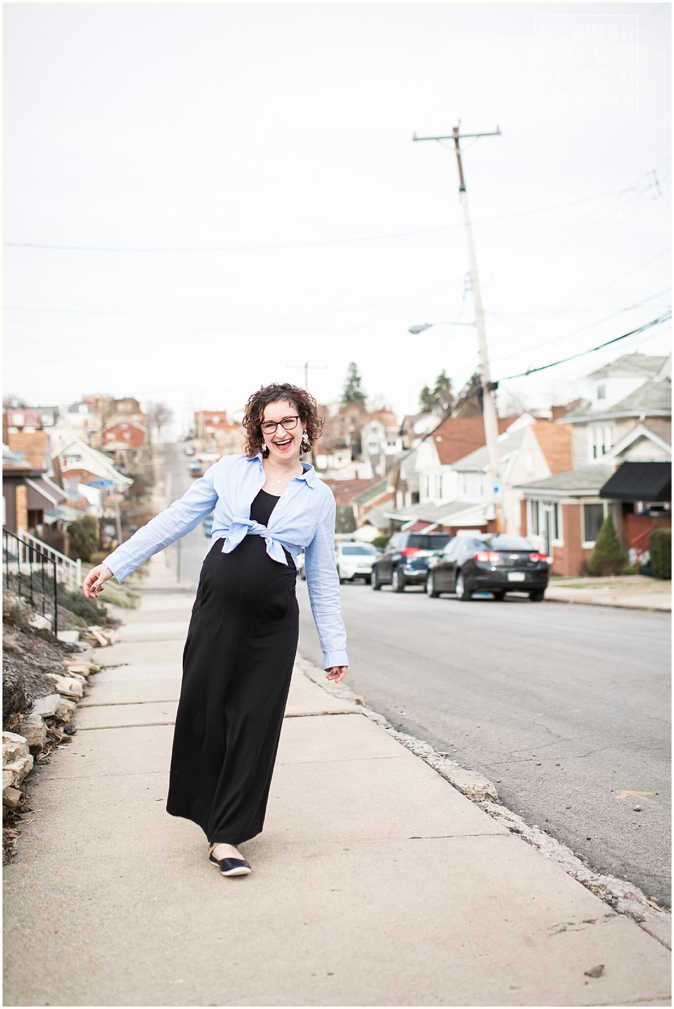 pittsburgh maternity photography session. brookline neighborhood. 7 months pregnant.