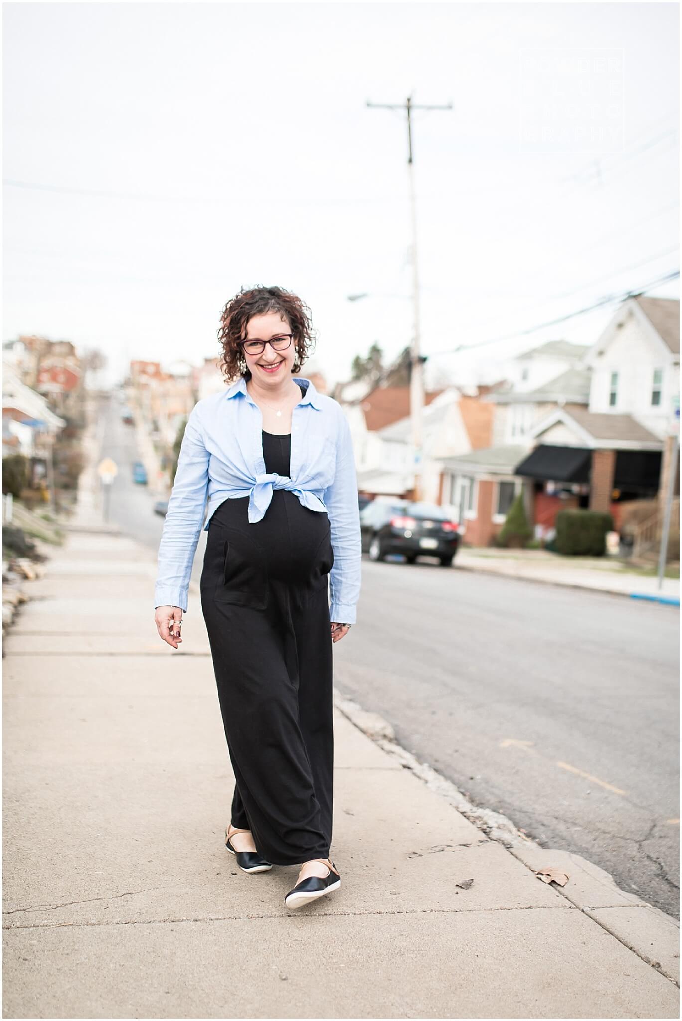 pittsburgh maternity photography session. brookline neighborhood. 7 months pregnant.