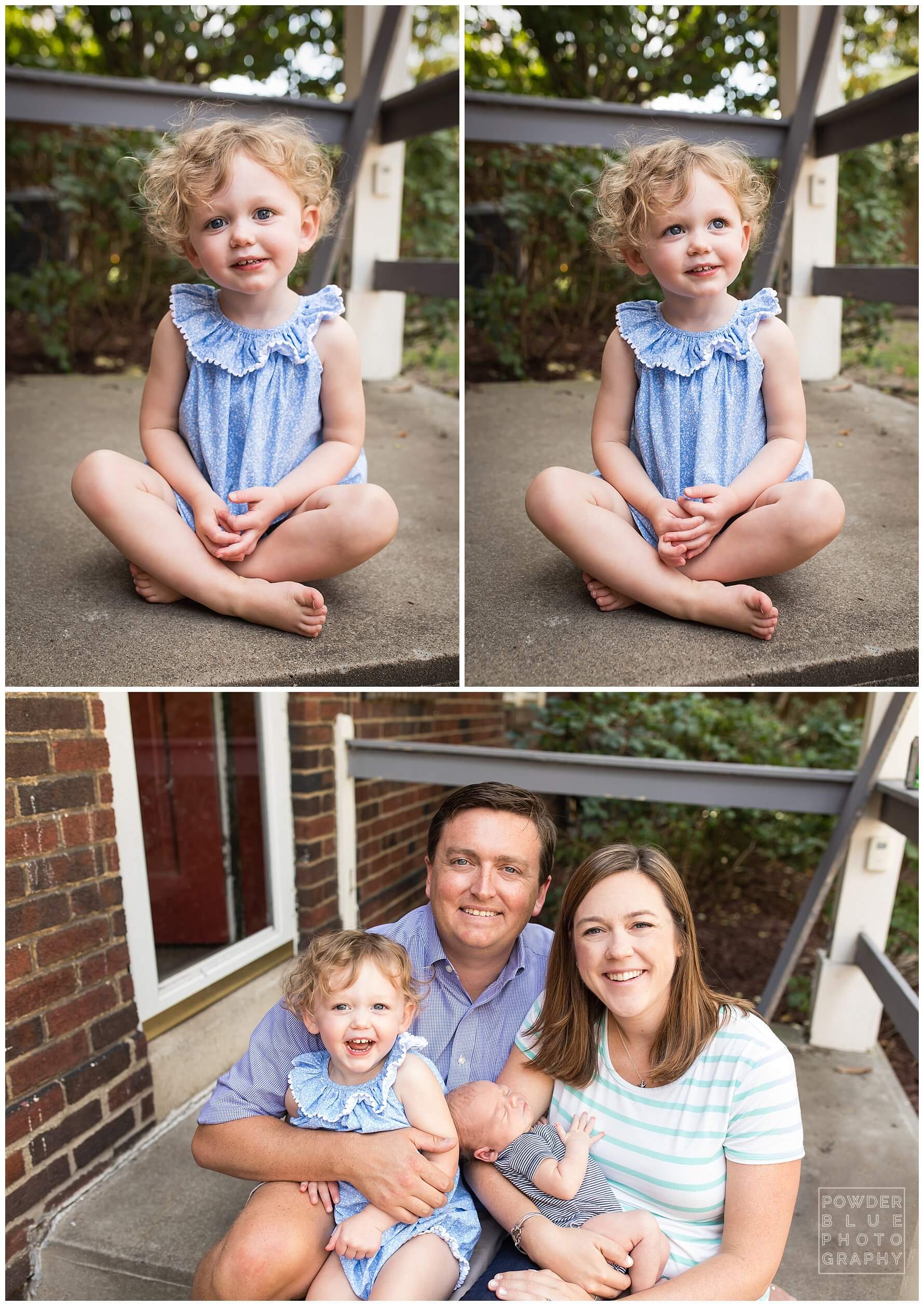 newborn photography session in home lifestyle pittsburgh baby sleeping on a bed